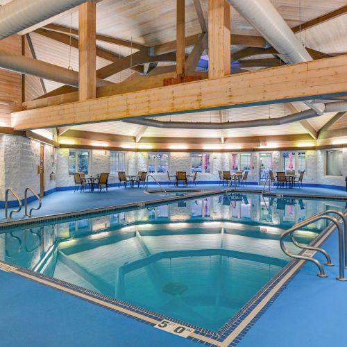 Come experience our indoor saltwater pool, hot tub, and sauna.