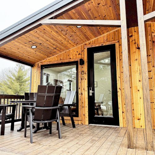 Cabins offer a cozy hideaway for 2 to 6 people.